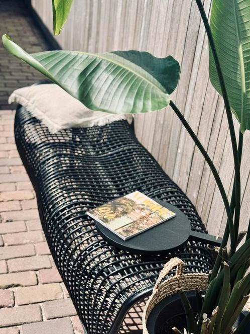Boho tafel/bank uit Bali, Huis en Inrichting, Tafels | Bijzettafels, Zo goed als nieuw, Rechthoekig, 75 cm of meer, Hout, Ophalen
