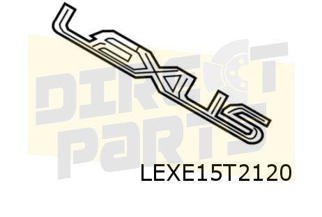 Lexus UX (3/19-) embleem tekst "LEXUS" achterzijde Origineel, Auto-onderdelen, Carrosserie en Plaatwerk, Lexus, Nieuw, Verzenden