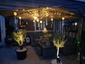 Sfeervolle BoHo parasol  verlichting  beschikbaar voor biedingen