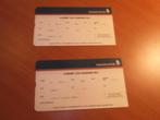 Singapore Airlines 2 x Boarding Pass, Ophalen of Verzenden, Zo goed als nieuw