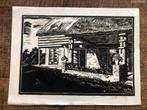 Oude houtsnede, Antiek en Kunst, Kunst | Etsen en Gravures, Ophalen of Verzenden