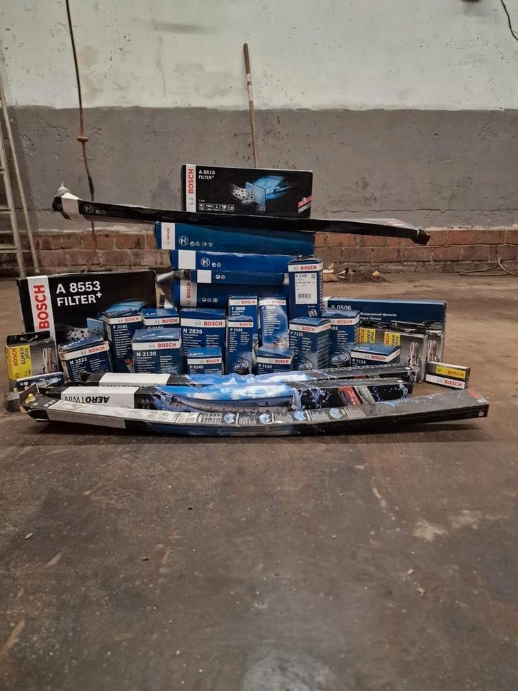 BOSCH filters+ bougies+ ruitenwissers Nieuw in verpakking, Auto-onderdelen, Filters, Nieuw, Ophalen