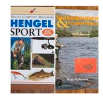 Hengelsport zoet water. En boek vliegbinden&vliegvissen.