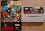 Nintendo SNES Kuifje en De zonnetempel, Spelcomputers en Games, Games | Nintendo Super NES, Avontuur en Actie, Gebruikt, Verzenden