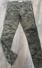 Zara groene camouflage print lage stoere chino nieuw S, Zara, Nieuw, Ophalen of Verzenden, Maat 36 (S)