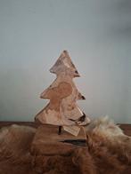 Teak Kerstboom H28cm - Decoratie, Ophalen of Verzenden, Nieuw