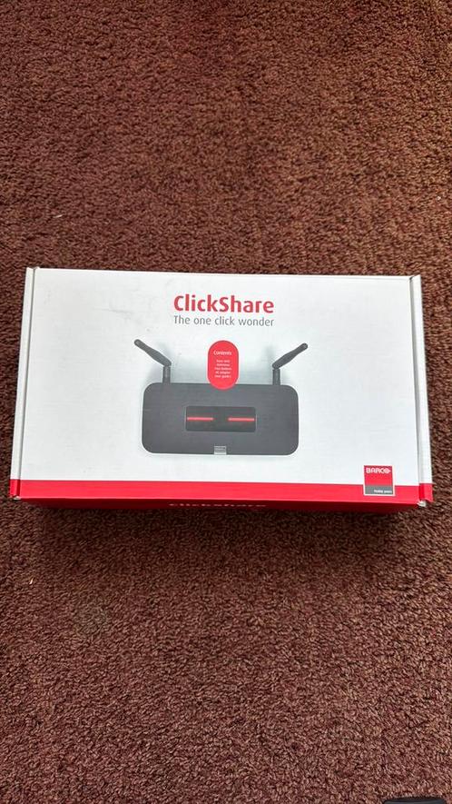 Barco clickshare R9861017EU, Computers en Software, Presenters, Zo goed als nieuw, MacOS, Windows, Ophalen of Verzenden