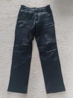 Zwarte leren broek (maat 30/31 - 34), Ophalen of Verzenden, Zo goed als nieuw, Overige maten, Zwart