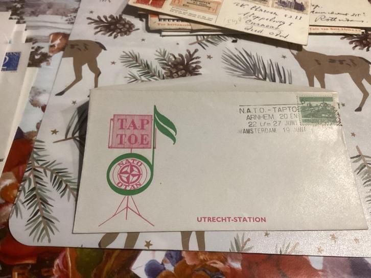 No6401 Nato-Taptoe Arnhem Utrecht 15-6-194 klein formaat, Postzegels en Munten, Postzegels | Eerstedagenveloppen, Onbeschreven