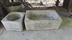 Betonnen plantenbakken Heineken/FOBO, Tuin en Terras, Bloembakken en Plantenbakken, Gebruikt, Minder dan 30 cm, Minder dan 60 cm