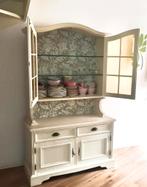 Servies-kast, Huis en Inrichting, Kasten | Buffetkasten, Ophalen, Gebruikt, 100 tot 150 cm, Glas
