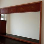 Chinese antiek wandspiegel hout, Huis en Inrichting, Woonaccessoires | Spiegels, Ophalen, 125 cm of meer, Zo goed als nieuw, Minder dan 100 cm