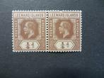 A15309: Leeward Islands GV 1/4 d MCA pair, Postzegels en Munten, Postzegels | Amerika, Ophalen
