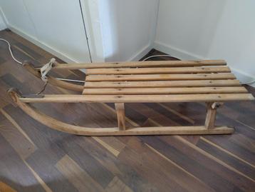 Houten slee - Vintage beschikbaar voor biedingen