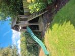 Speelhuisje glijbaan tuin speelhuis, Tuin en Terras, Tuinhuizen, Ophalen of Verzenden, Gebruikt, Hout, 200 tot 400 cm