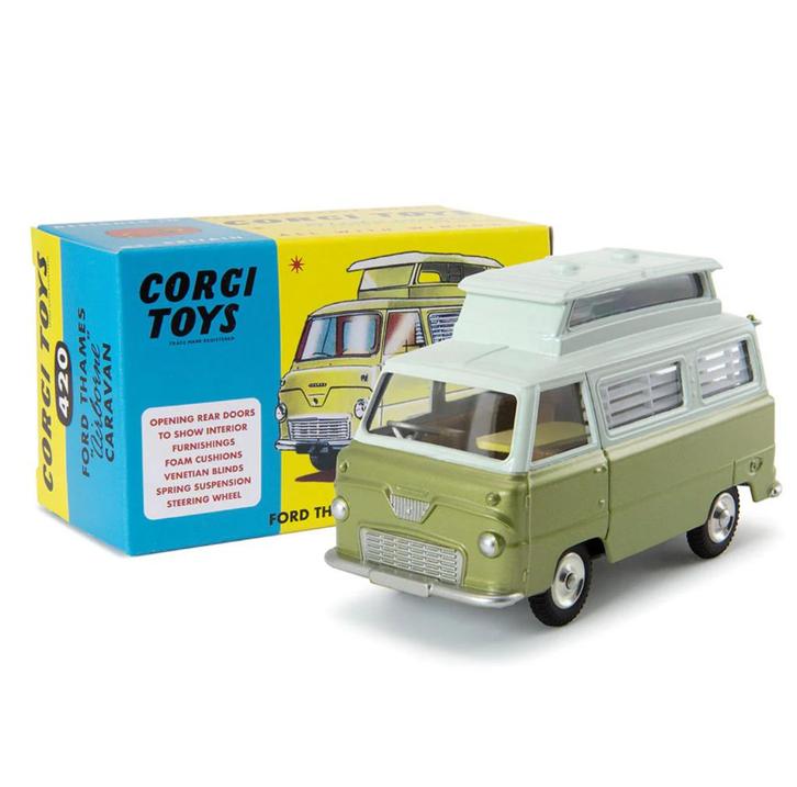 Ford Thames Airborne Caravan Corgi NEW schaal 1/43 ref. 420, Hobby en Vrije tijd, Modelauto's | 1:43, Nieuw, Auto, Corgi, Verzenden