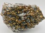 Calciet met Pyriet – Hubei, China, Ophalen of Verzenden, Mineraal