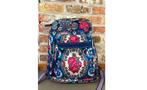* Oilily Stevige Rugzak Schooltas Backpack Blauw Gebloemd *, Overige merken, 40 cm of meer, Ophalen of Verzenden, Zo goed als nieuw