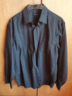 Donkergrijs Secolo overhemd 100% katoen - maat 43, Kleding | Heren, Overhemden, Ophalen of Verzenden, Zo goed als nieuw, Grijs