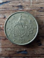 Zeer zeldzame 50 eurocent munt Italië,  2002 Wazige ruiter, Postzegels en Munten, Munten | Europa | Euromunten, Ophalen of Verzenden