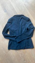 Gravel stof blauwe blazer jasje van Anna van Toor maar 40, Verzenden, Zo goed als nieuw, Maat 38/40 (M), Blauw