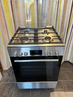 Bosch RVS Gasfornuis - Hete Lucht Oven - Schoon, Werkt Super, Witgoed en Apparatuur, Fornuizen, Ophalen, Gebruikt, Minder dan 85 cm