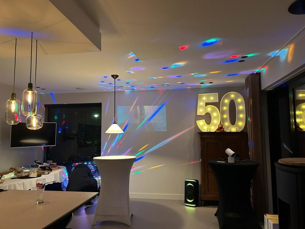 Lichtcijfers 50 te huur, Ophalen of Verzenden, Nieuw, Licht, Kleur