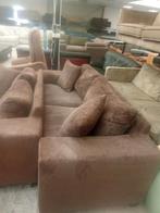 Ribstof 2 - 3 zits bruin setprijs €275,-, Huis en Inrichting, Fauteuils, ., Ophalen of Verzenden, Zo goed als nieuw, .