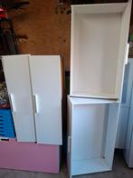 Brimnes bed 160 cm incl lattenbodems, Ophalen, Gebruikt, Wit, Tweepersoons