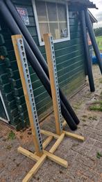 2 houten Staanders + 4 balken, Ophalen, Zo goed als nieuw, Springen
