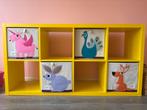 Gele Kallax kinderkast met Opbergbakken, Ophalen, Zo goed als nieuw, Kast