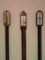 Drie antieke stick barometers, Antiek en Kunst, Antiek | Klokken, Ophalen