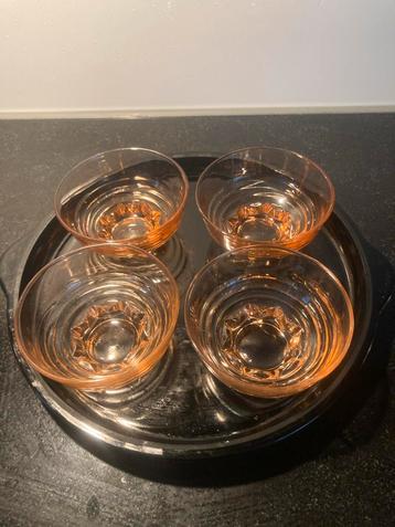 Rosaline Glazen Kommetjes - Set van 4 beschikbaar voor biedingen