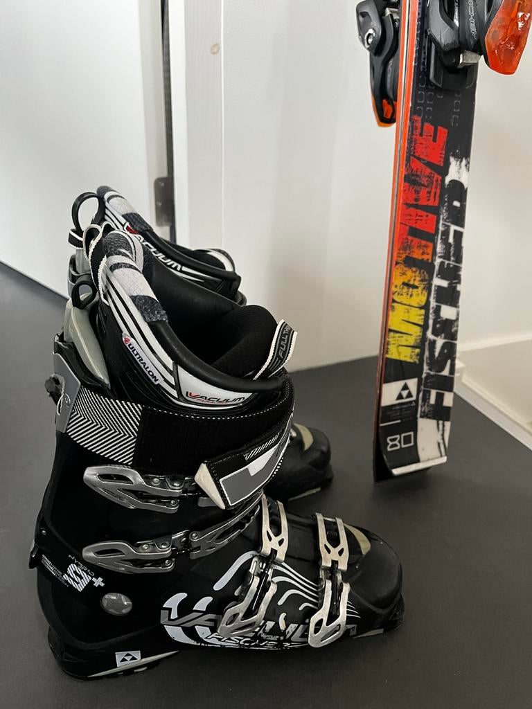 Ski's & vacuumschoenen (29,5/45-46) Fischer Motive 168cm, Ophalen, 160 tot 180 cm, Carve, Skiën