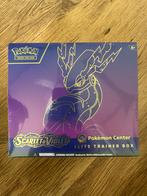 Scarlet & Violet Miraidon Pokémon Center Elite Trainer Box, Ophalen of Verzenden, Nieuw, Meerdere kaarten, Foil