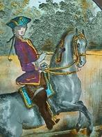 Raamhange,r: Ruiter op steigerend paard,(adv.nr.322), Ophalen of Verzenden, Zo goed als nieuw