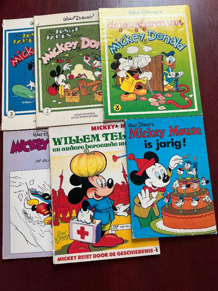 Mickey Mouse, Boeken, Stripboeken, Gelezen, Meerdere stripboeken, Ophalen of Verzenden