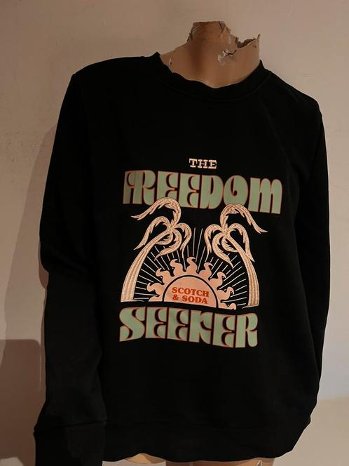 SCOTCH&SODA sweater maat L origineel ZGAN, Kleding | Dames, Truien en Vesten, Zo goed als nieuw, Maat 42/44 (L), Zwart, Ophalen of Verzenden