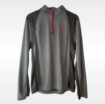 Calvin Klein Sport Golf Shirt Pullover Grijs Geruit Maat L beschikbaar voor biedingen