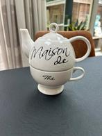 Riviera Maison Tea for One, Ophalen of Verzenden, Zo goed als nieuw, Overige stijlen, Kop(pen) en/of Schotel(s)