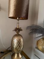 Colmore Ananas Gouden Tafellamp Velvet Kap, Huis en Inrichting, Lampen | Tafellampen, Ophalen, Zo goed als nieuw, Metaal, Minder dan 50 cm