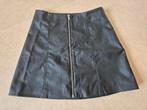 H&M Divided rok zwart kunstleer maat EU 36, Divided, Zwart, Ophalen of Verzenden, Zo goed als nieuw