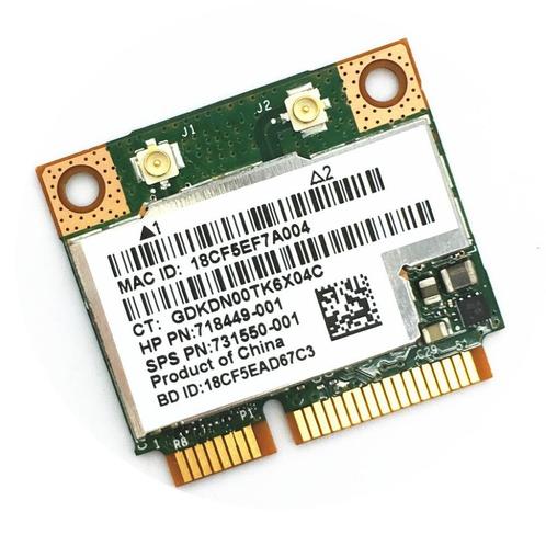 HP BCM943228HMB 300M Wifi Bluetooth BT 4.0 PCI-E WLAN card, Computers en Software, Netwerkkaarten, Gebruikt, Verzenden