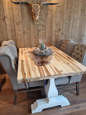 NIEUW! Kleine Landelijke Kloostertafel eettafel € 349.- beschikbaar voor biedingen
