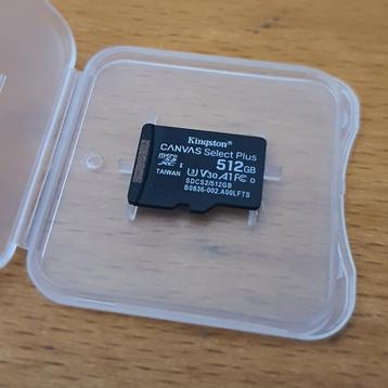 Kingston Canvas Select Plus 512GB Micro SD Geheugenkaart beschikbaar voor biedingen