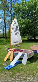 Twee Optimist(en) te koop, Ophalen, Geen motor, Gebruikt, Optimist