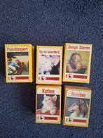 5 oude kwartetten van dieren merk Raaf., Ophalen of Verzenden, Gebruikt, Speelkaart(en)