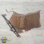 Antieke Asmat, Papua New Guinea grass skirt cache-sexe (palm, Ophalen of Verzenden