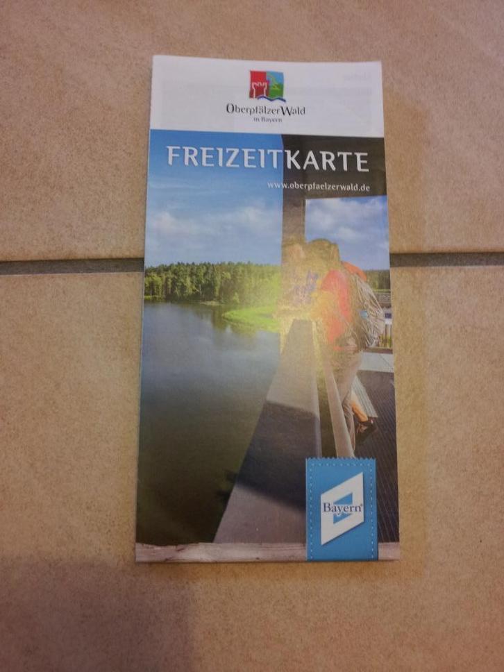 landkaart van Oberpfalz, Boeken, Atlassen en Landkaarten, Gelezen, Landkaart, Duitsland, 2000 tot heden, Verzenden