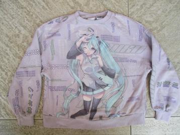 Zara sweater trui Hadsune Miku lila paars maat 152 truitje beschikbaar voor biedingen